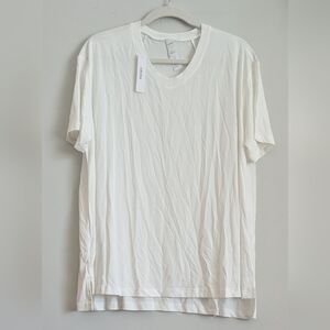 Classic White V-Neck Tee